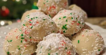Sweetened Condensed Milk Snowball Cookies