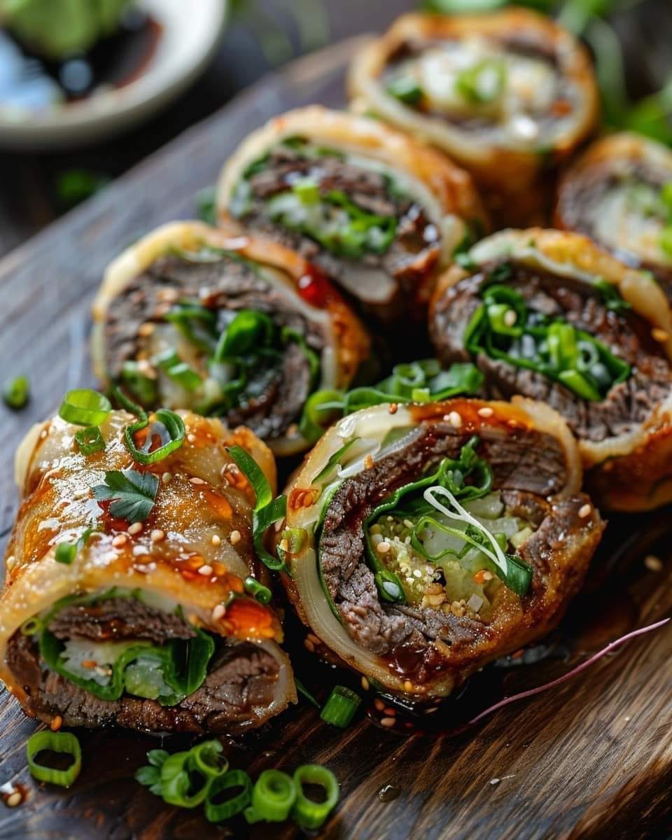 Taiwanese Beef Rolls