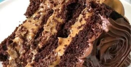 Triple chocolate cake