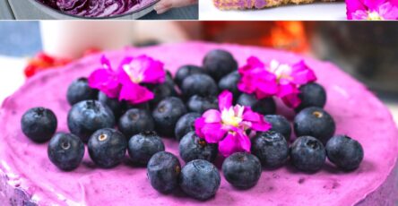 Blueberry cheese cake