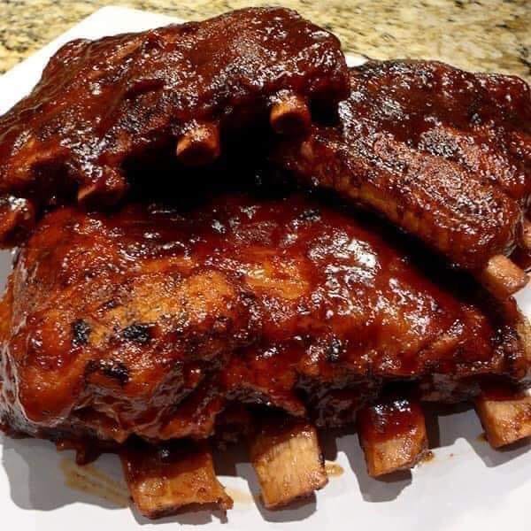 Baked bbq baby back ribs