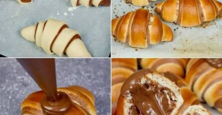 Bicolor croissants