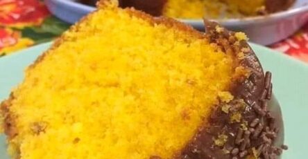 Carrot bread with chocolate cover