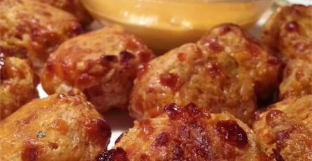 Cream cheese sausage balls