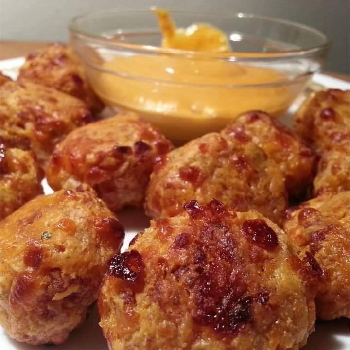Cream cheese sausage balls