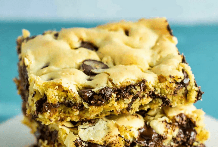 Cake mix cookie bars