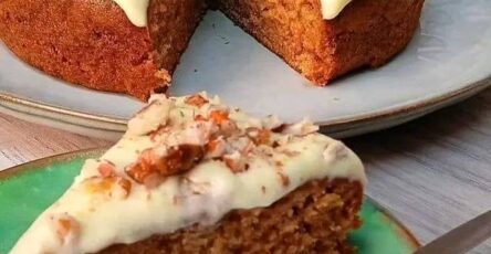 Carrot cake with cream cheese frosting