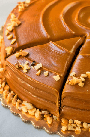 Chocolate caramel cake