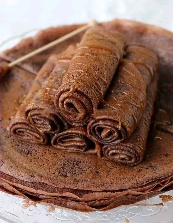 Chocolate crepe