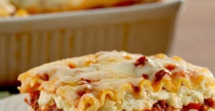 Cheesy classic lasagn