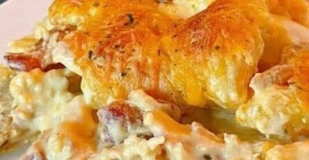 Chicken bubble biscuit bake casserole