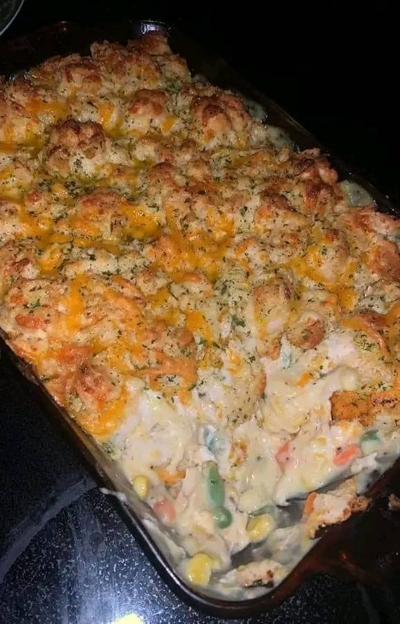 Chicken pot pie bake