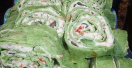 Cream cheese veggie rollups