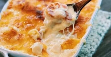 Creamy seafood baked rice