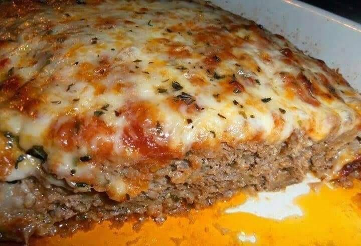 Easy made italian meatloaf
