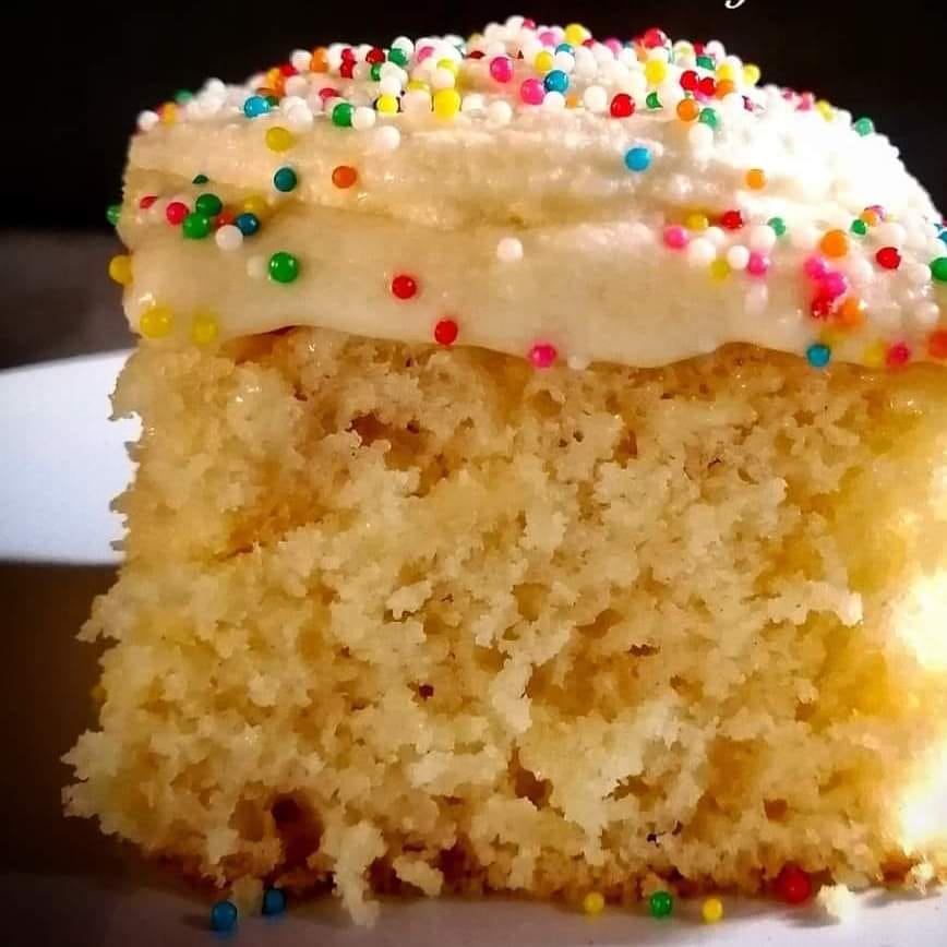 Easy hot milk sponge cake