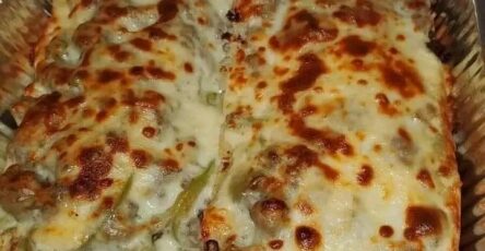 French garlic philly cheese steak bread