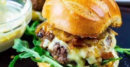 French onion burgers