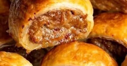 French onion sausage rolls