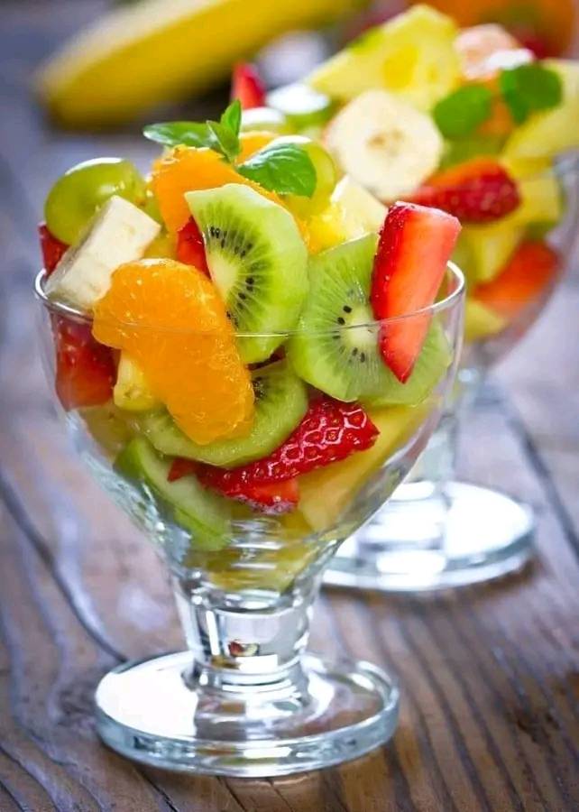 Fresh fruit salad cups …yummy