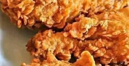 Fried chicken so crispy