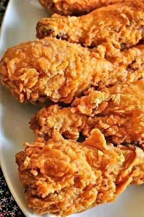 Fried chicken so crispy