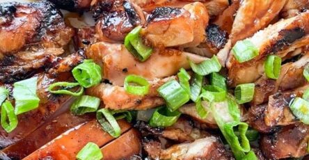 Hawaiian style teriyaki chicken