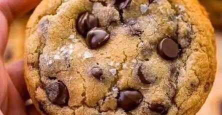 Homemade chocolate chip cookies
