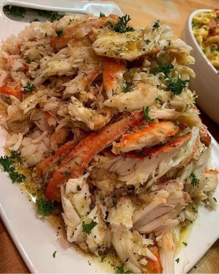Lemon butter crab