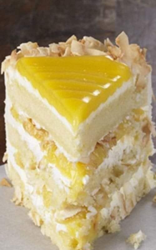 Lemon coconut cake