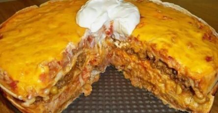 Mexican tortilla casserole