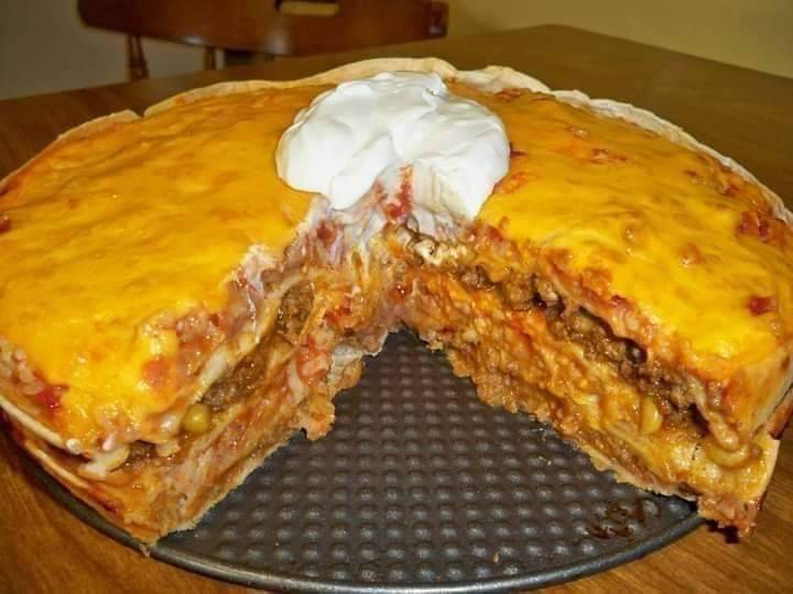Mexican tortilla casserole