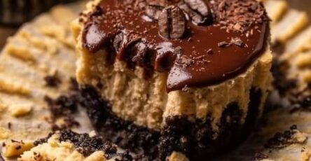 Mini espresso cheesecakes