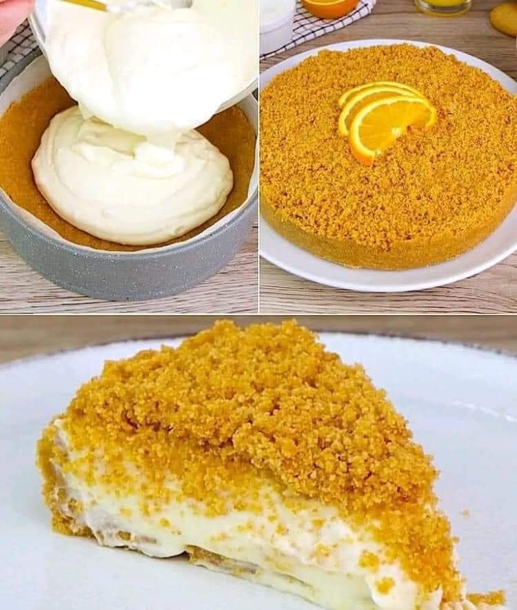Orange Cake With Crumble