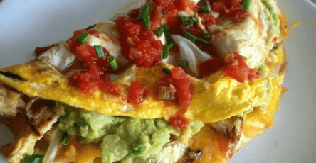 Omelette a la mexican