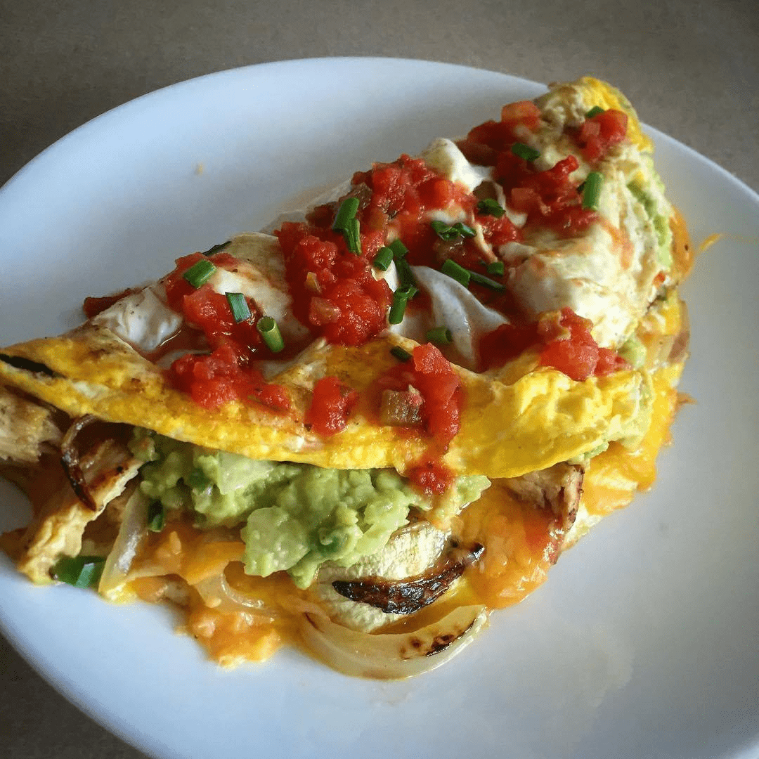 Omelette a la mexican