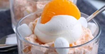 Orange fluff dessert