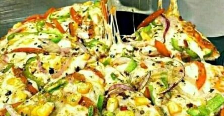 Pizza homemade for family