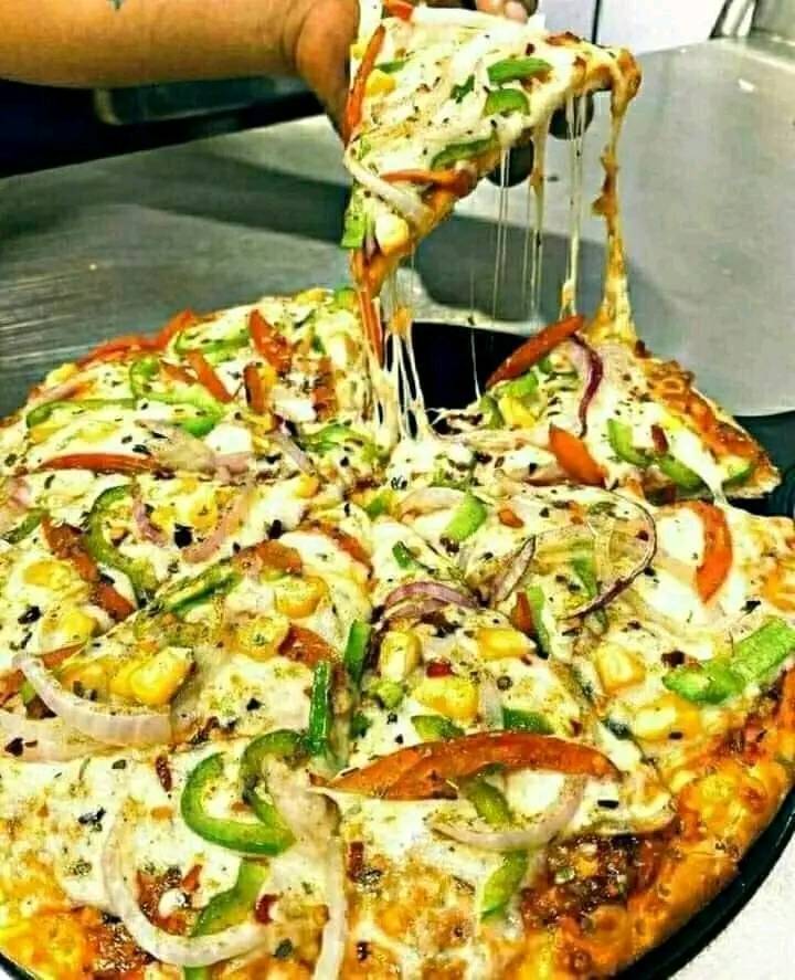 Pizza homemade for family