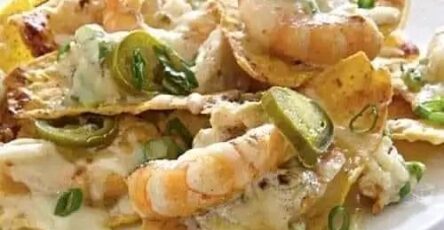 Shrimp & crab nachos