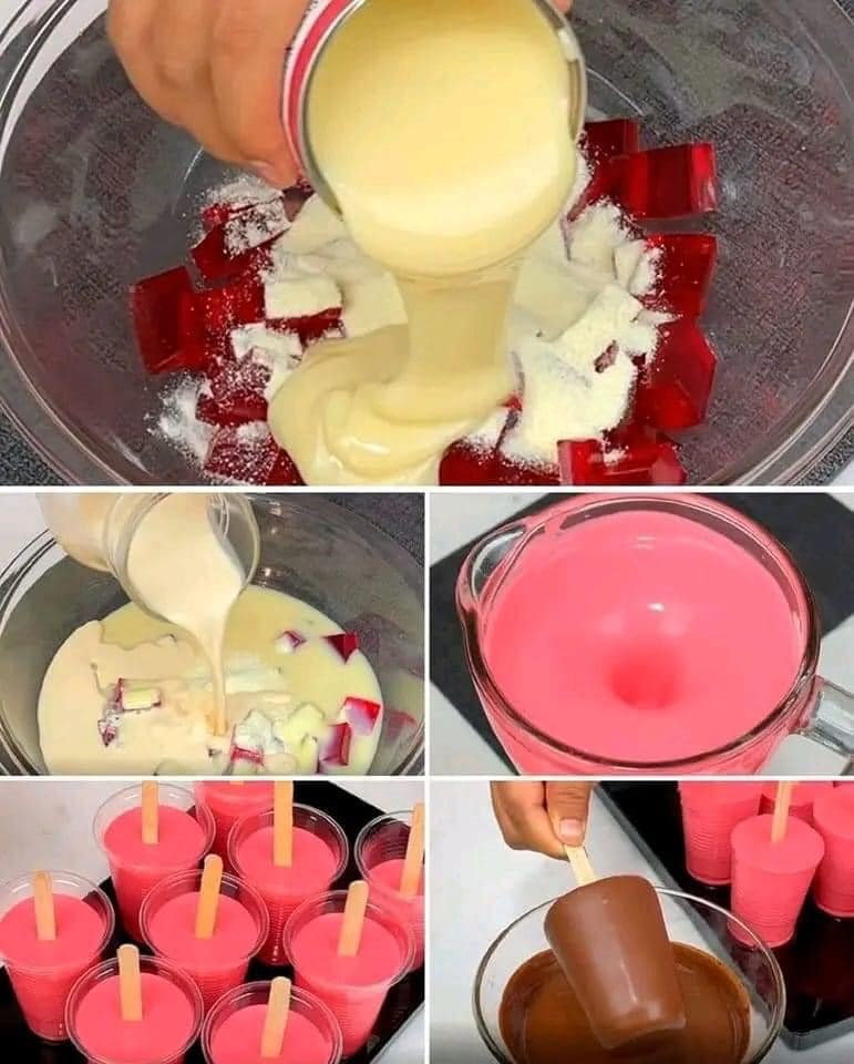 Strawberry ice cream