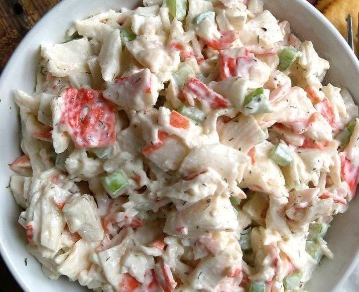 Seafood salad recipe, this is amazing