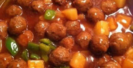 Sweet & sour meatballs