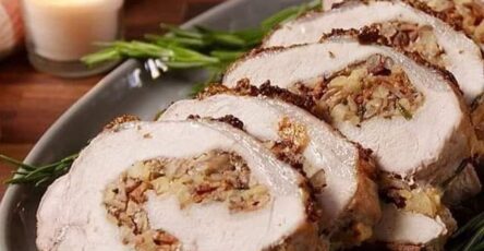 Stuffed pork loin