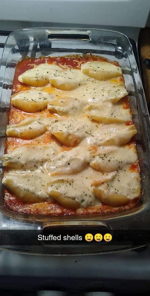 Stuffed Cheese Shells For Dinner