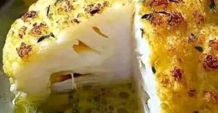 Whole roasted cauliflower