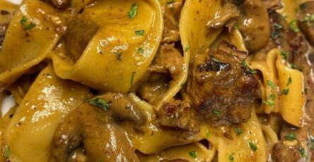 Beef stroganoff