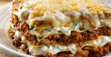 Colorful lasagna pasta