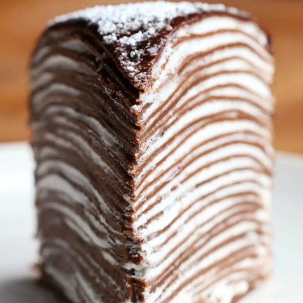 Mille crepe cake
