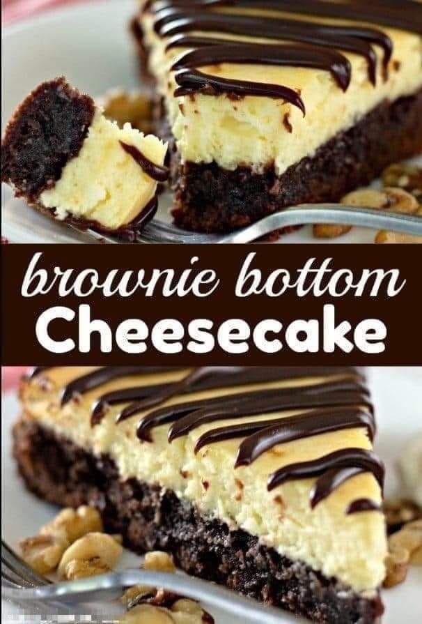 Brownie bottom cheese cake
